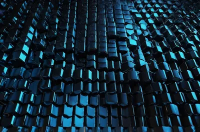 HD Blue Black Pattern Background