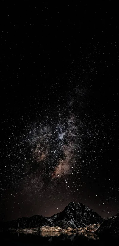 Black Galaxy Wallpaper 4k Iphone