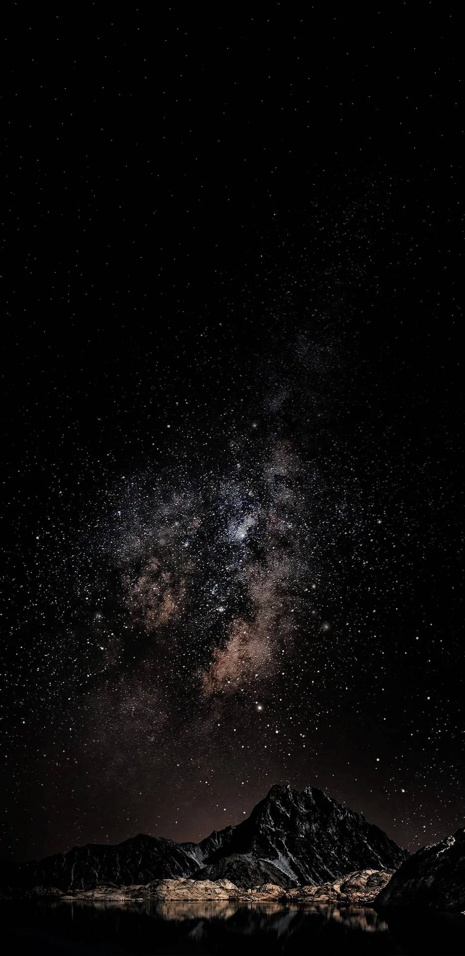 Black Galaxy Wallpaper 4k Iphone