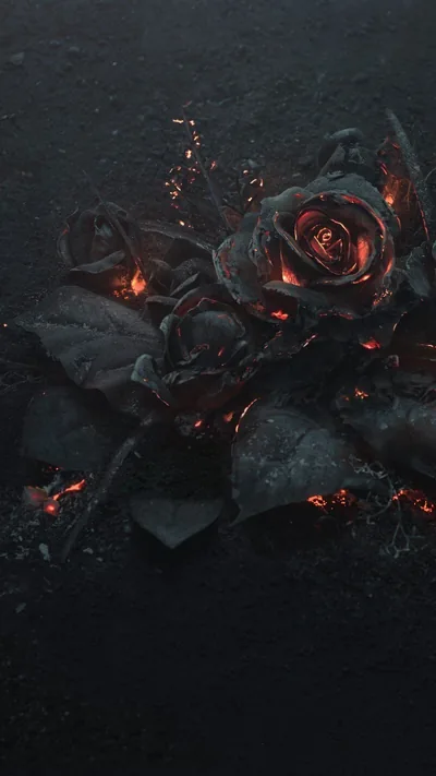Aesthetic Black Roses Wallpapers