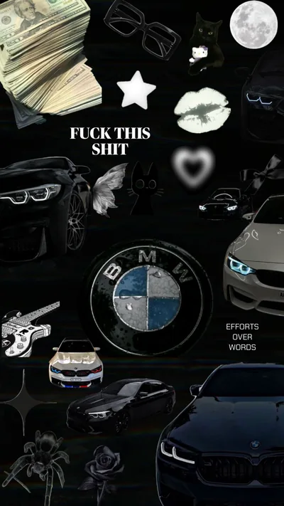 BMW COLLAGE + dark aesthetic