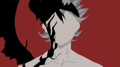 Desktop wallpaper Asta Black Clover, Anime, Black Clover, Minimalist 4K free downloa