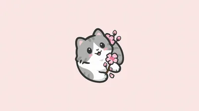 Wallpaper cute kitty Cho