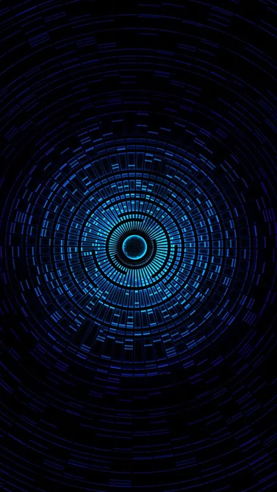Android Blue Black Wallpaper