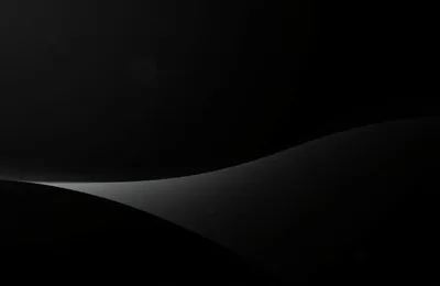 Grey Wave Across a Black Field HD Wallpaper