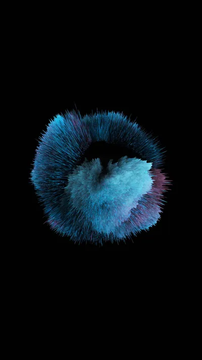 Enjoy vibrant colors on a blue amoled display Wallpaper