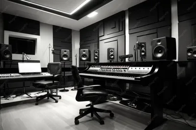 4K Studio Black Wallpaper