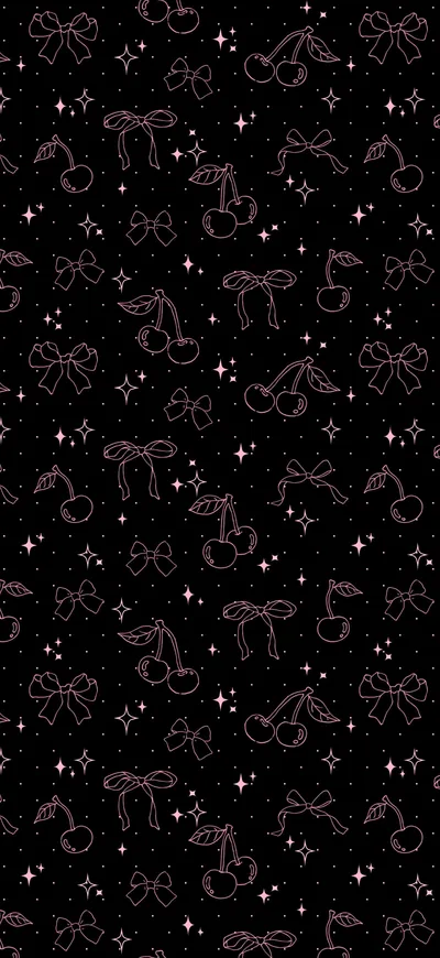 Pink and Black Background Aesthetic