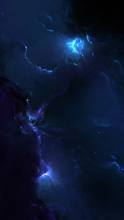 Dark Blue Galaxy Wallpapers