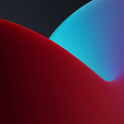 Red Blue Dark Mode Abstract Simple Minimalist WWDC