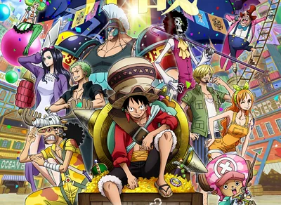 One Piece Characters Anime Wallpaper 4K for Desktop