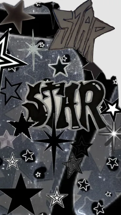 Black and silver aesthetic wallpaper