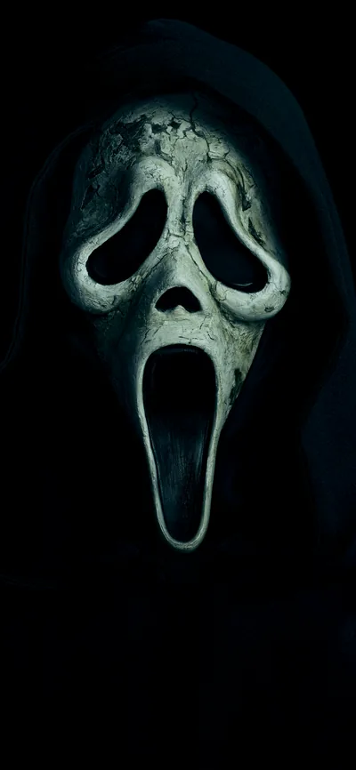 Ghostface Wallpaper 4K, Black background, 5K, Scream