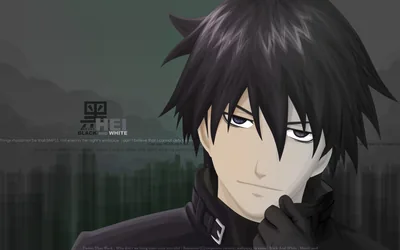 Pure black anime wallpaper HD Wallpaper