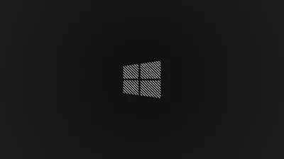 Windows 10 Logo in Grey Mesh HD Wallpaper