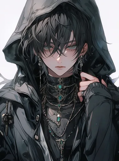 Male Black Anime Wallpaper