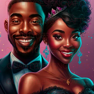 Smiling Couple in Formal Dress HD Wallpaper