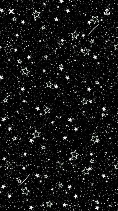Black and White Stars Wallpaper for Your Phone