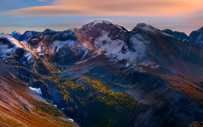 Dusk Light on Autumn High Country HD Wallpaper