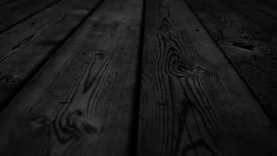 Dark Wood Planks in Low Light HD Wallpaper