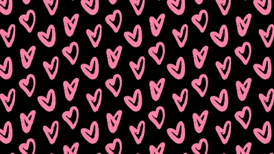 Cute Hearts Desktop Wallpaper