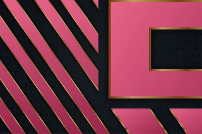 Black Pink Gold Geometric Background Graphic shopper Creative Fabrica