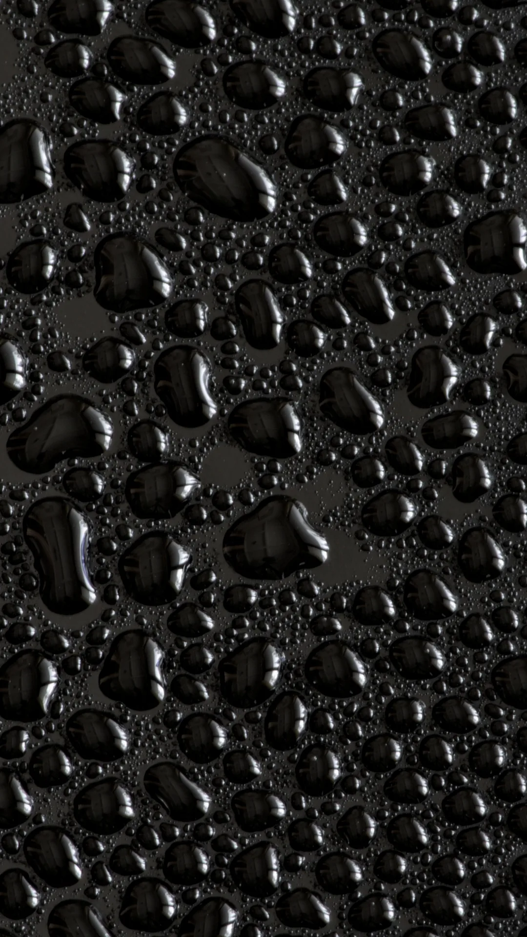 Water droplets Wallpaper 4K, Black background, Texture