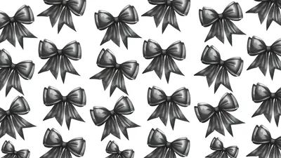 Cute Bow Wallpaper Black Background