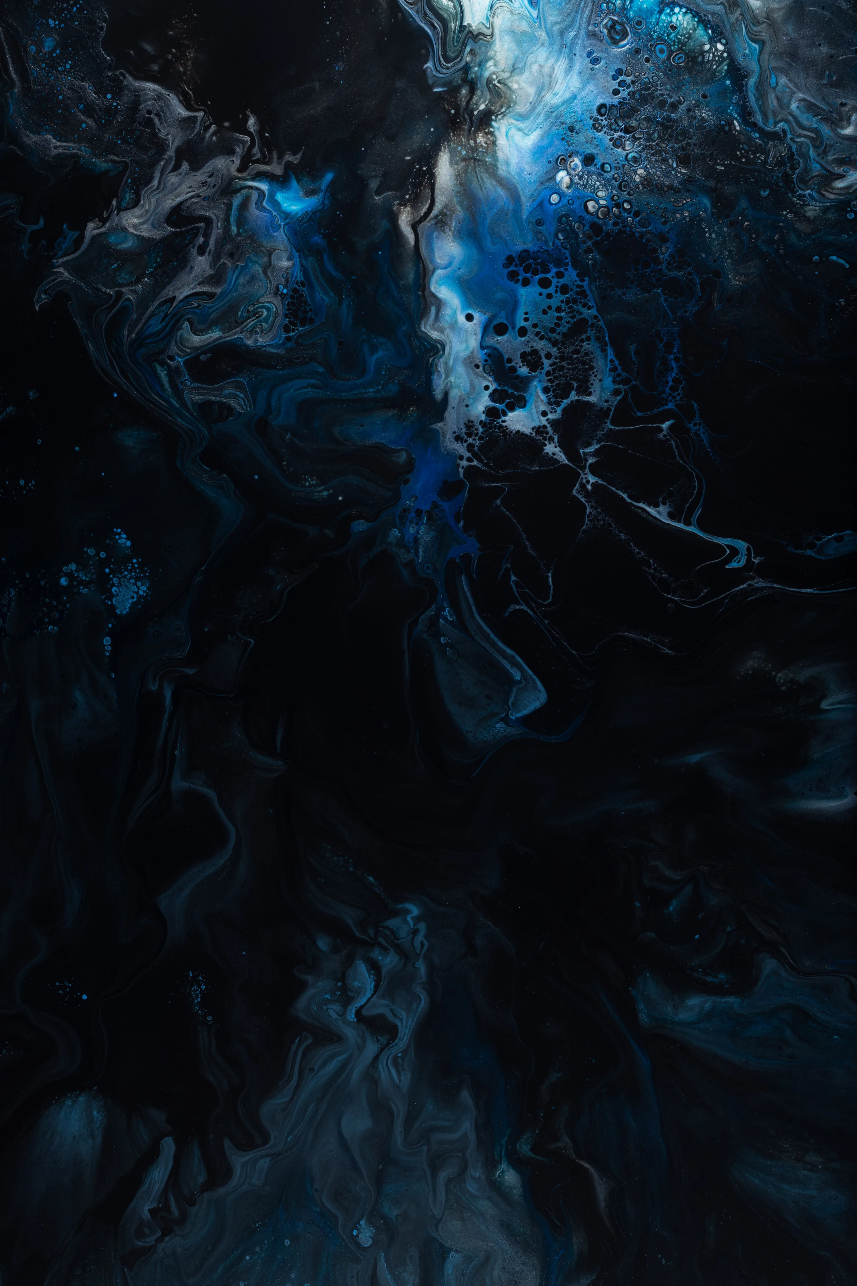 Phone wallpaper Liquid, Dark, Texture, Divorces, Abstract