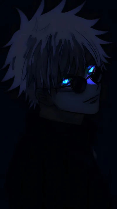 Satoru Gojo Dark Anime Wallpaper 4K