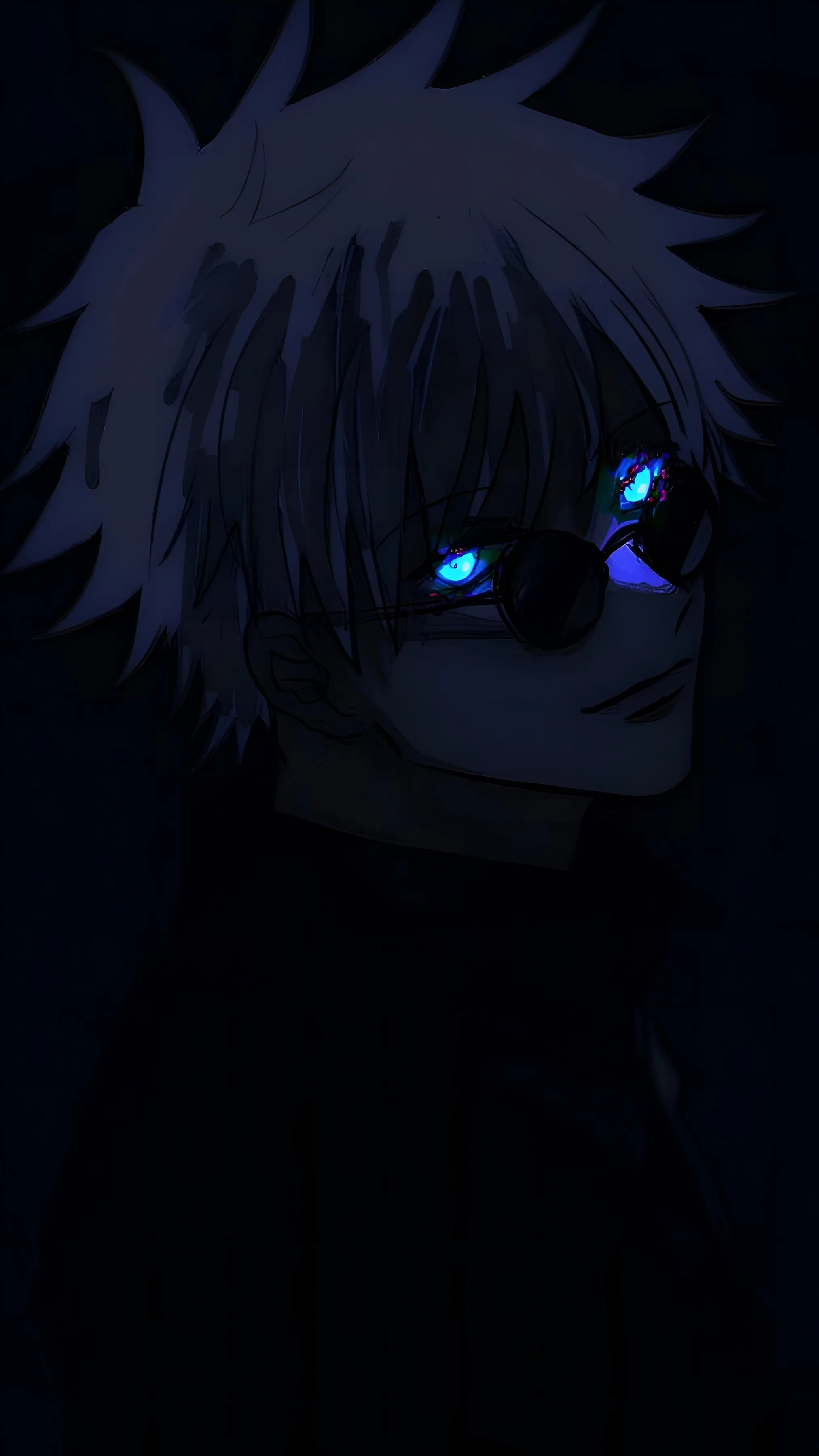 Satoru Gojo Dark Anime Wallpaper 4K