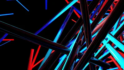Black And Blue Wallpaper 3d