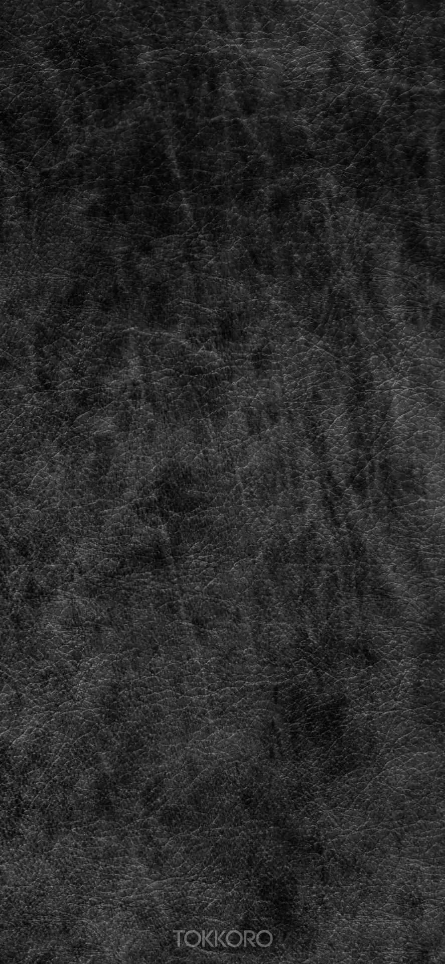 Black Leather Texture Background Wallpaper