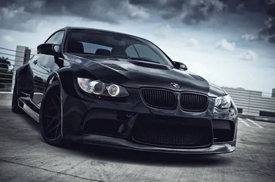 BMW M3 Coupe on a Rooftop Deck HD Wallpaper