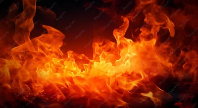 Black Fire Full HD Wallpaper