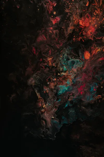 Wallpaper Blue Red and Black Abstract Painting, Background Free Image