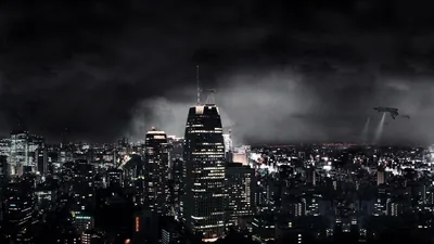 Black City Desktop Wallpaper