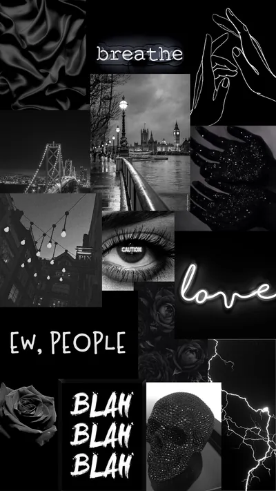 Aesthetic Wallpaper Black Background