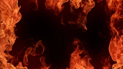 Black Fire Background Wallpaper