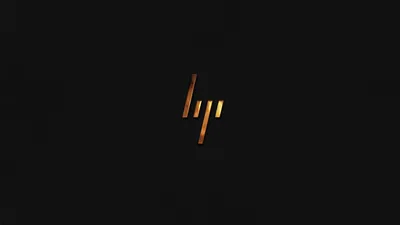 Hp Logo Black Background