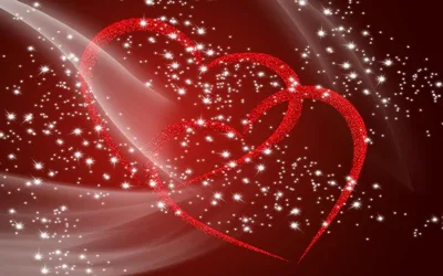 Love Glitter Wallpaper