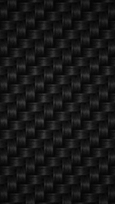 Woven Black Fibre Texture HD Phone Wallpaper