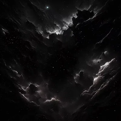 Black space aesthetic wallpaper HD Wallpaper