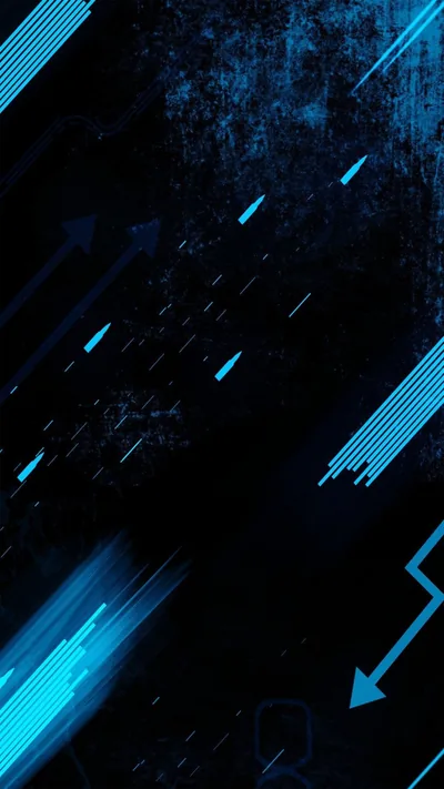 Abstract Blue and Black Arrows Background