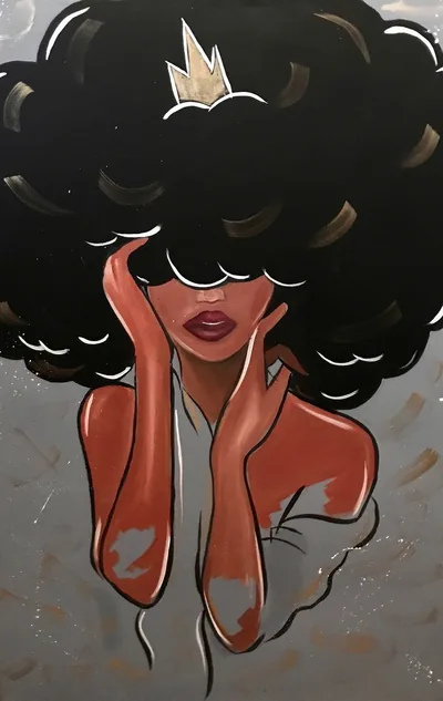 Black Women Painting Wallpapers