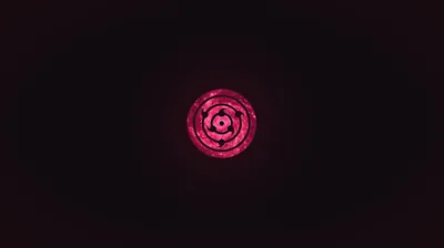 Rinnegan Eye Glowing in the Dark HD Wallpaper