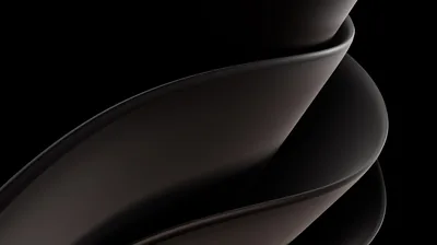 Soft Dark Curves in Minimal Grey HD Wallpaper