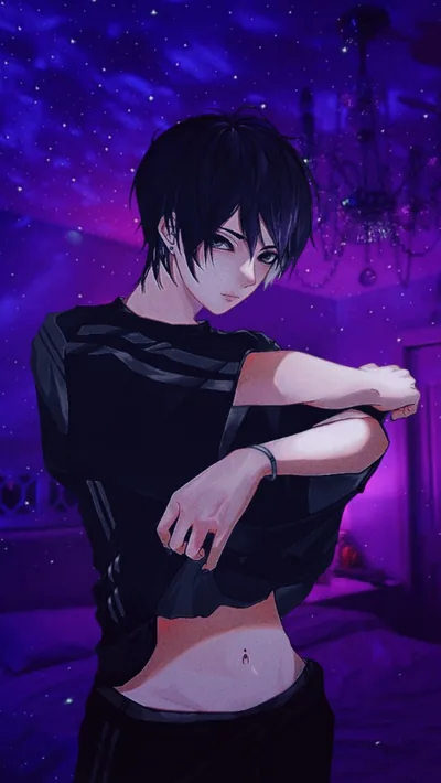 Anime bad boy emo Aesthetic wallpaper