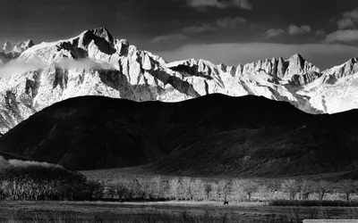 Black Wallpaper Landscape Wallpaper