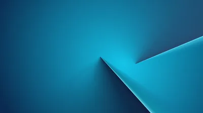 Minimal Blue Gradient with Sharp Fold HD Wallpaper